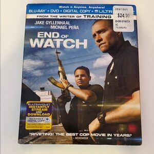 End of Watch Blu-ray + DVD + Digital Copy Set